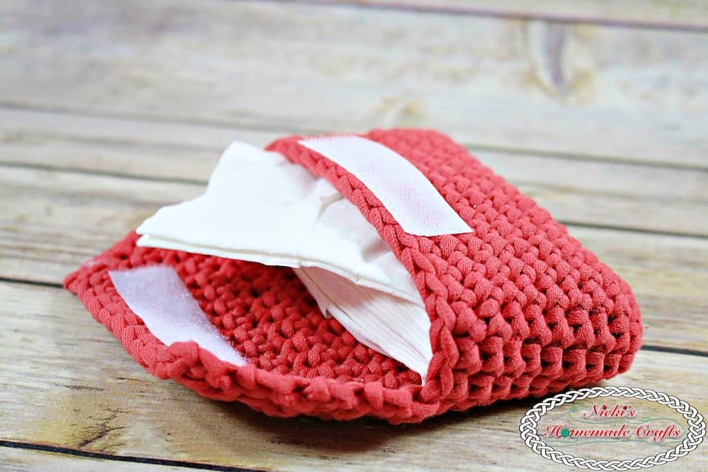 Small Tissue Pouch Free Crochet Pattern Nicki's Homemade Crafts