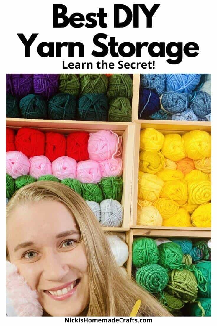 Best Yarn Storage Shelves Easy DIY Solution Nicki's Homemade Crafts