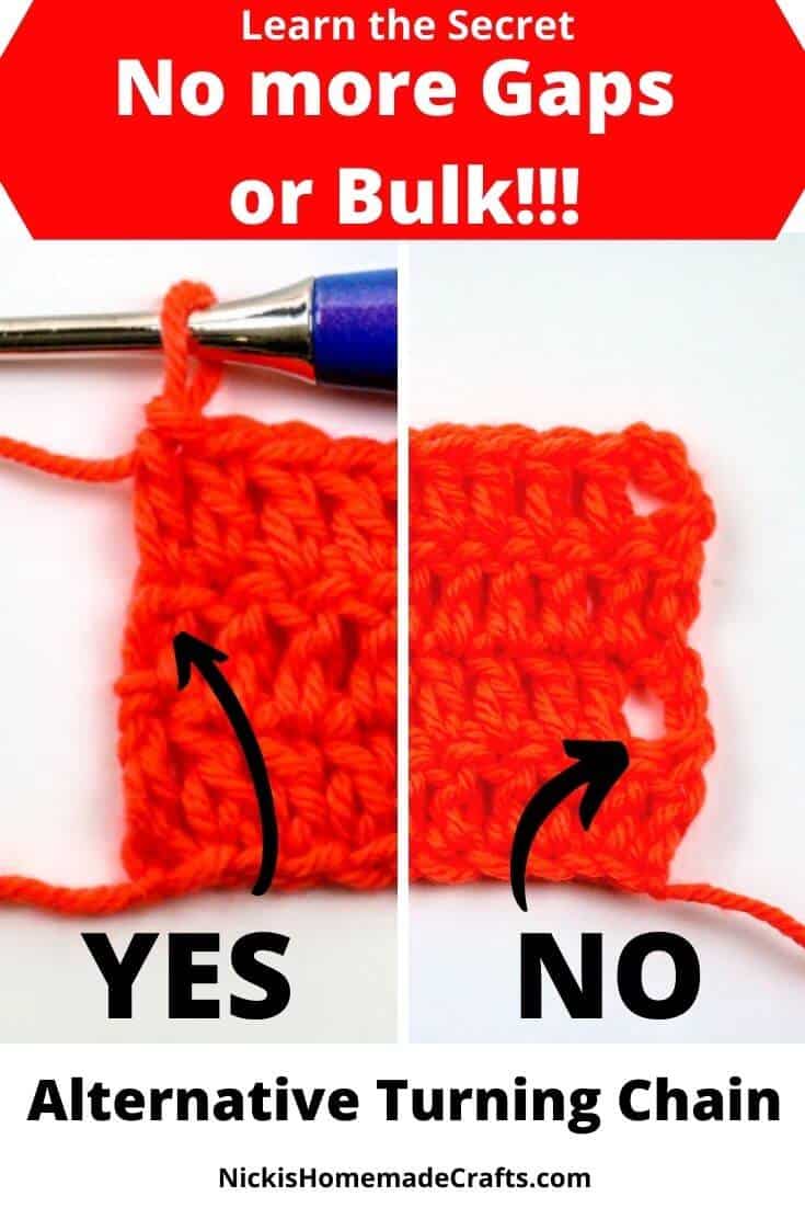 Alternative Turning Chain in Crochet Learn the Secret Now