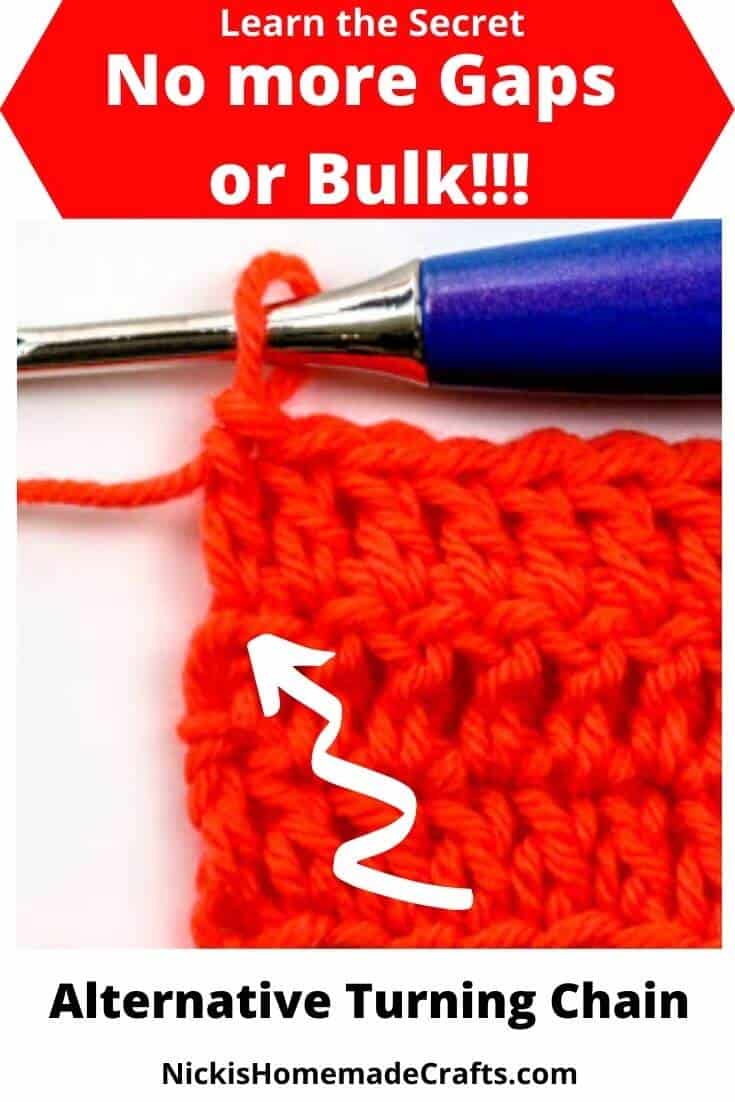 Alternative Turning Chain in Crochet Learn the Secret Now