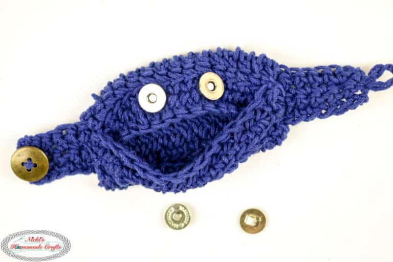 Easy Crochet Wrist Pouch Ideal as Wallet Free Crochet Pattern