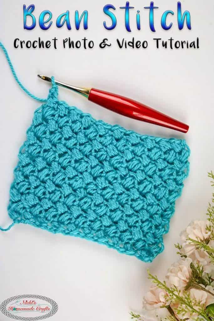 Bean Stitch Crochet - Photo and Video How-to Tutorial