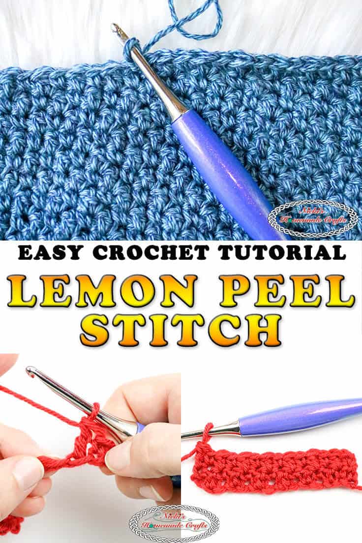 Easy Crochet Lemon Peel Stitch Amazing Stitch Tutorial
