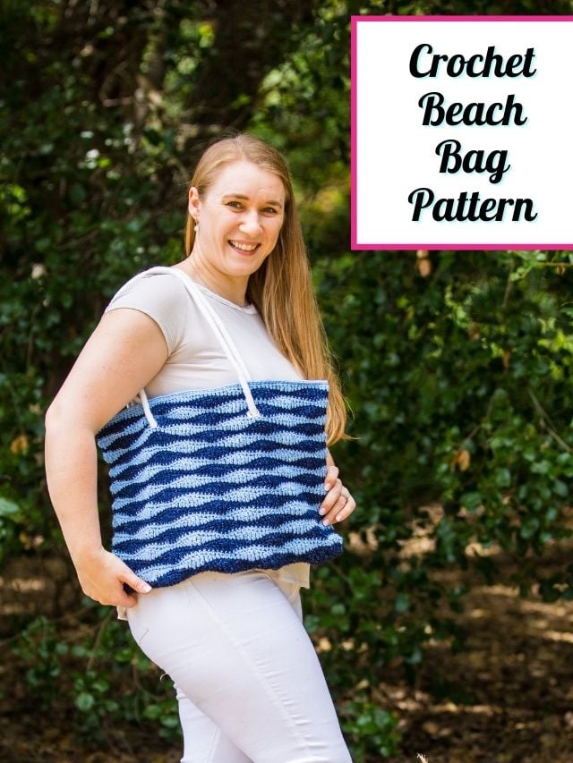 Crochet Beach Bag Pattern Web Story Cover Image