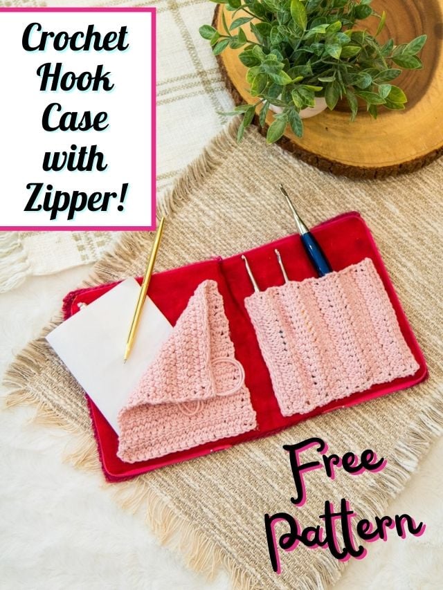 Crochet Hook Case with zipper free pattens Web Story Cover Image