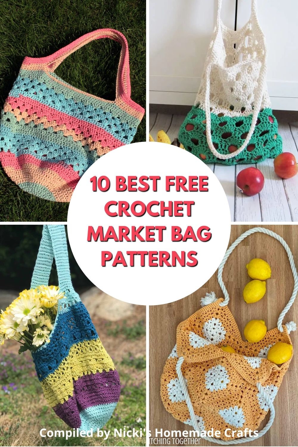 10 Best Free Crochet Market Bag Patterns Nicki's Homemade Crafts