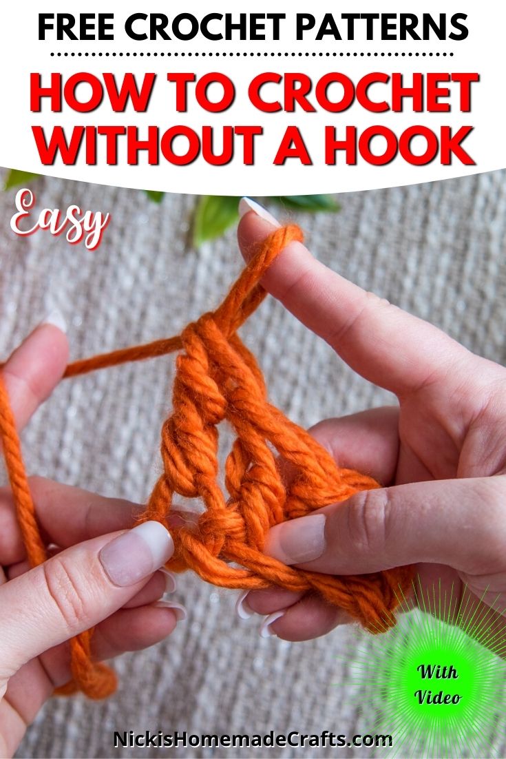 How To Finger Crochet Without A Hook Nicki's Homemade Crafts