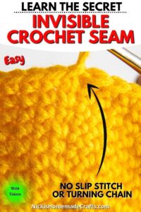 INVISIBLE Crochet Slip Stitch Seams in Rounds Without Turning Chain ...