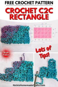 Best Crochet C2C Rectangle Pattern Tutorial & Learn to Read a Graph ...