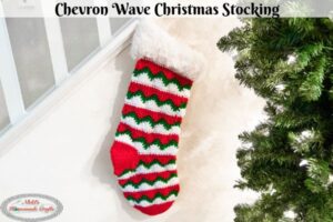 Easy Free Crochet Christmas Stocking Pattern using Fair Isle - Nicki's ...
