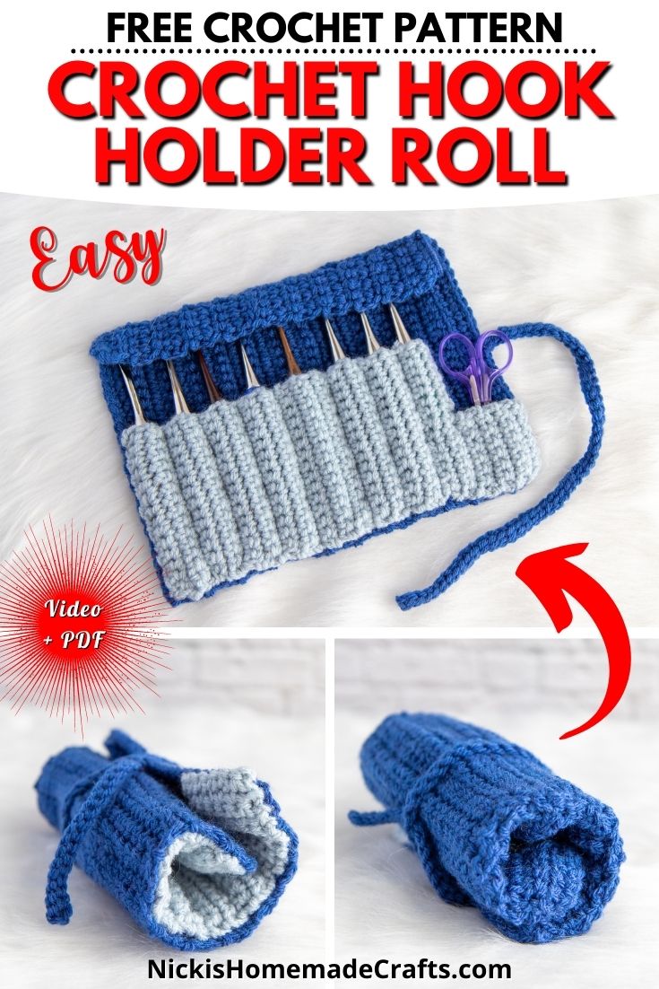 Free Crochet Hook Holder Roll Pattern Nicki's Homemade Crafts