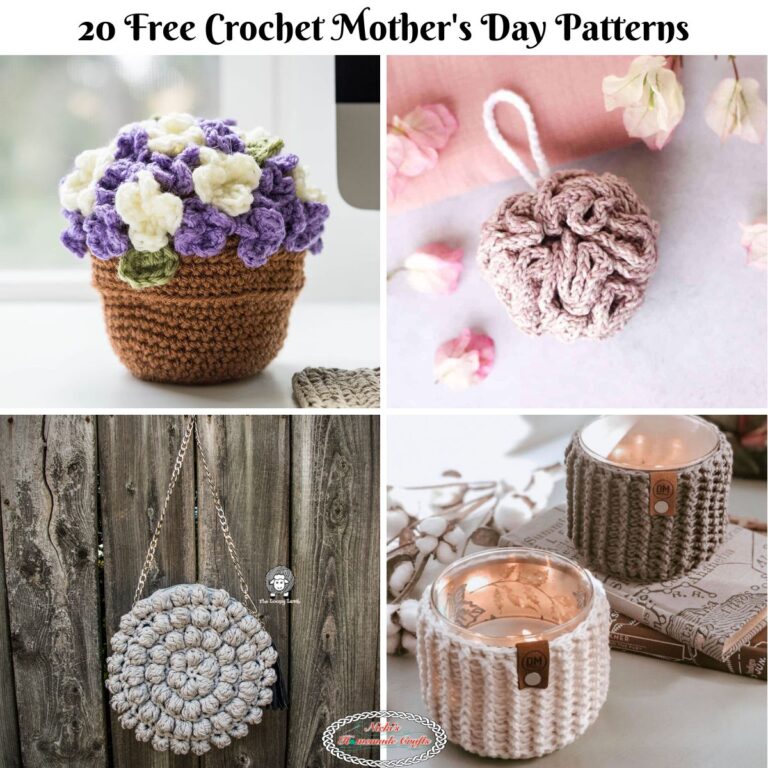 20 Free, Quick, and Easy Crochet Gifts for Mother's Day Nicki's Homemade Crafts