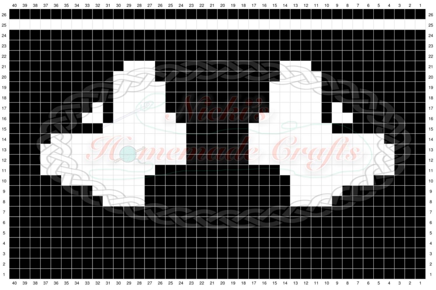 Free Butterfly Filet Crochet Drawstring Bag Pattern - Nicki's Homemade ...