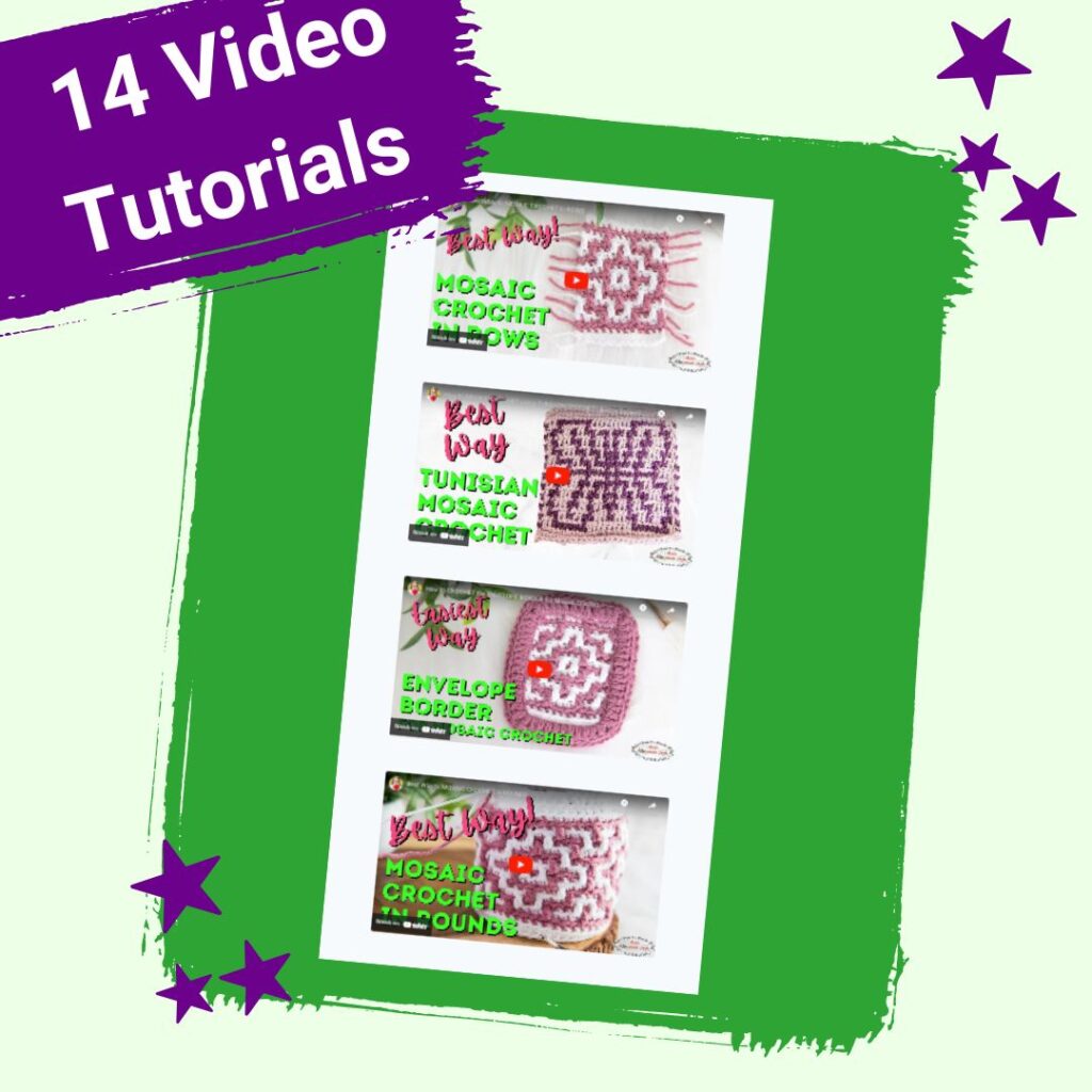 Mosaic Crochet Made Easy Ultimate Beginner Guide with 60 Crochet