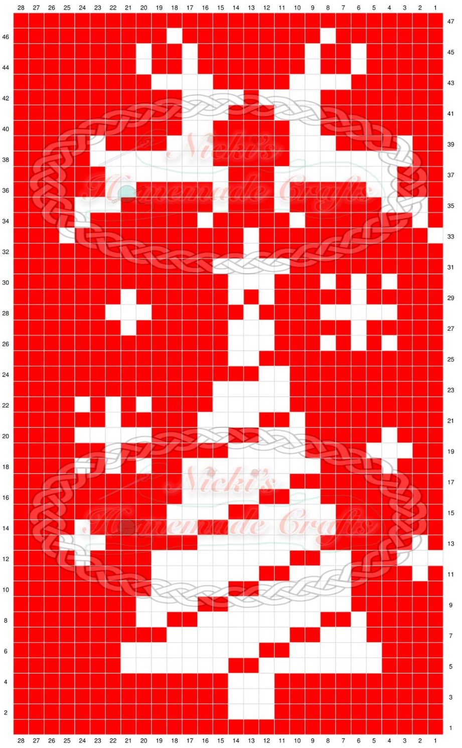 Easy Free Crochet Christmas Stocking Pattern using Fair Isle - Nicki's ...