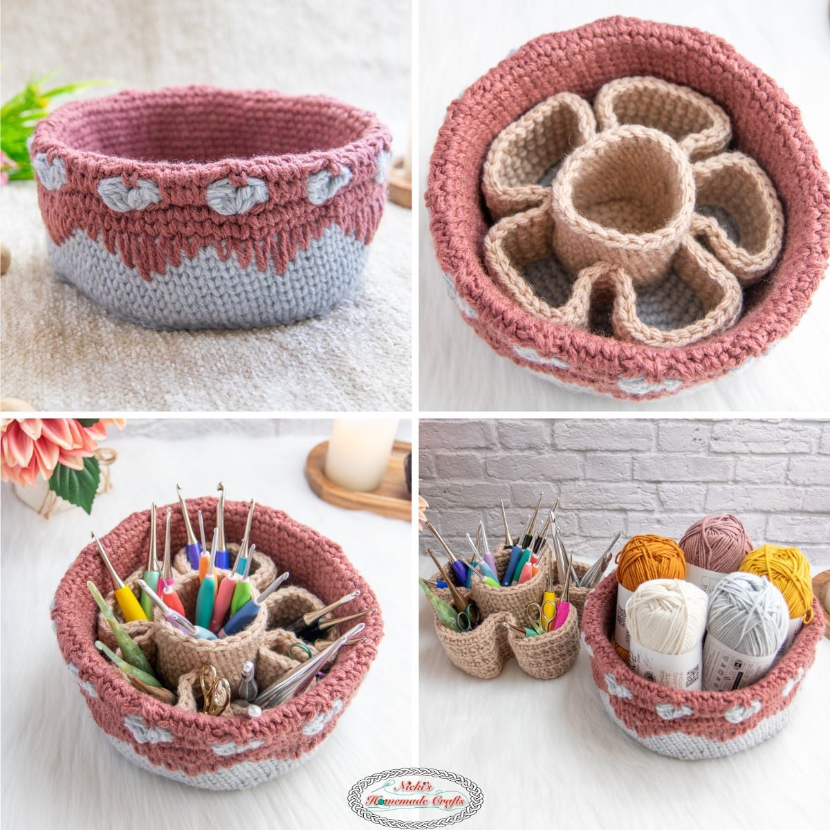 Free Crochet Treasure Chest Storage Basket Pattern - 3 Video Tutorials ...