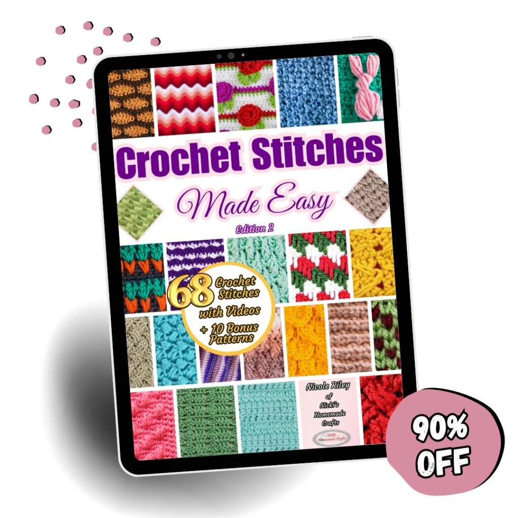Crochet Stitches Made Easy with 68 Stitches with Videos and 10 Bonus