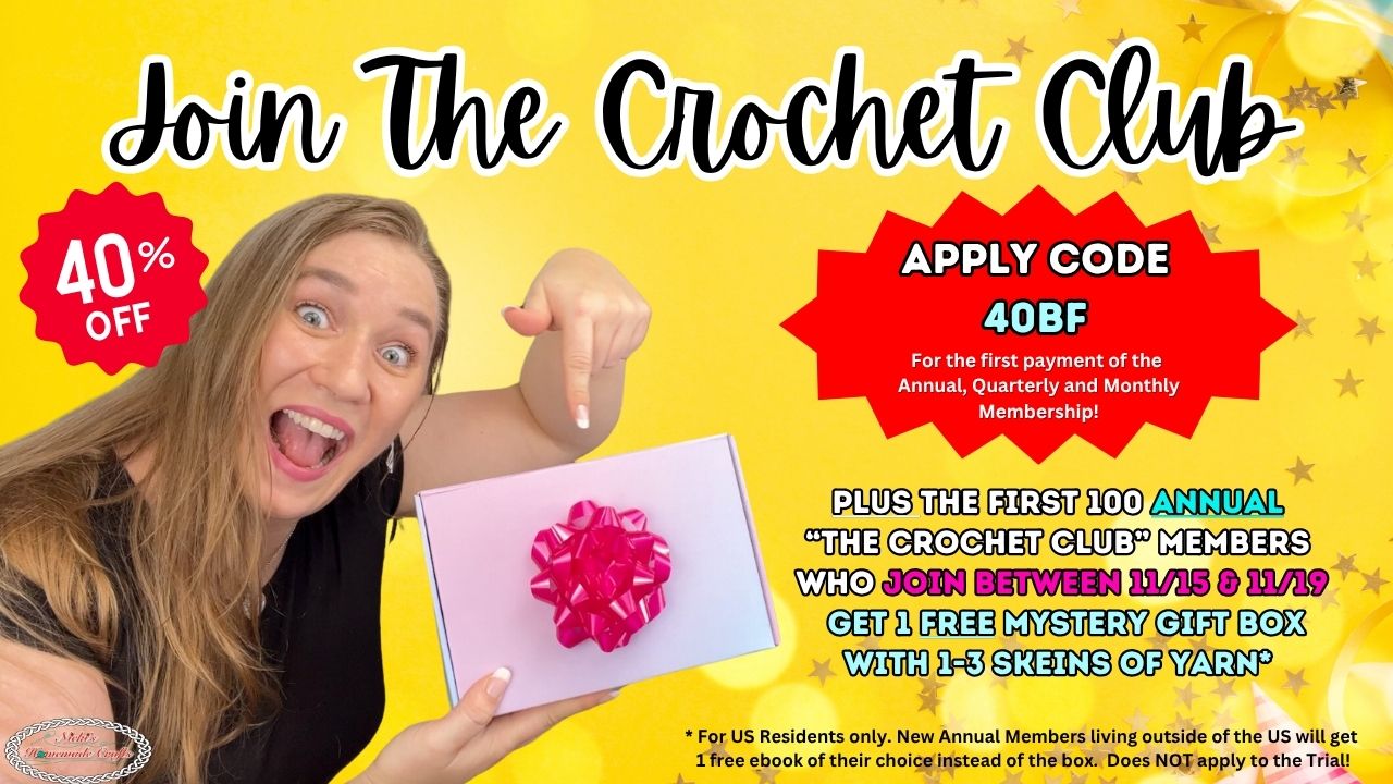 The Crochet Club Membership 40% off