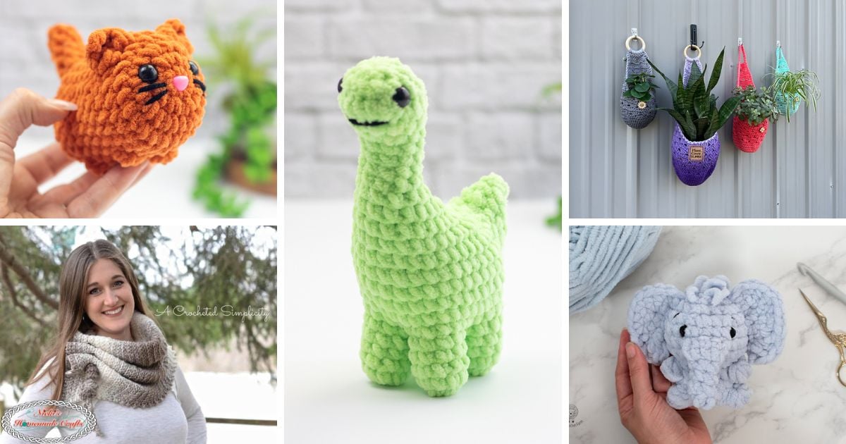 50 Free Crochet One Skein Patterns You Can Make Today - Nicki's ...