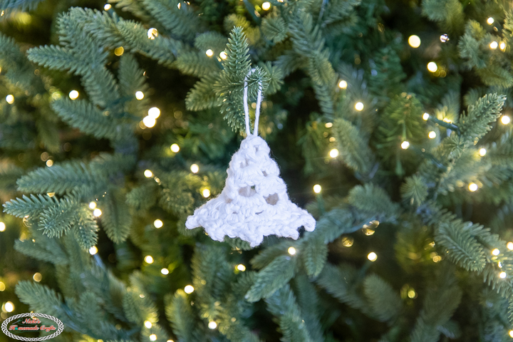 Crochet Lacy Bell Ornament Pattern