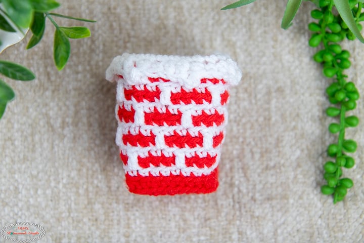 Chimney of the Santa Amigurumi Advent Calendar Crochet Pattern