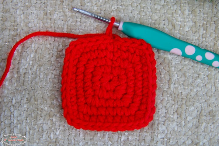 Chimney of the Santa Amigurumi Advent Calendar Crochet Pattern