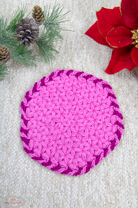 Crochet Jasmine Stitch Trivet
