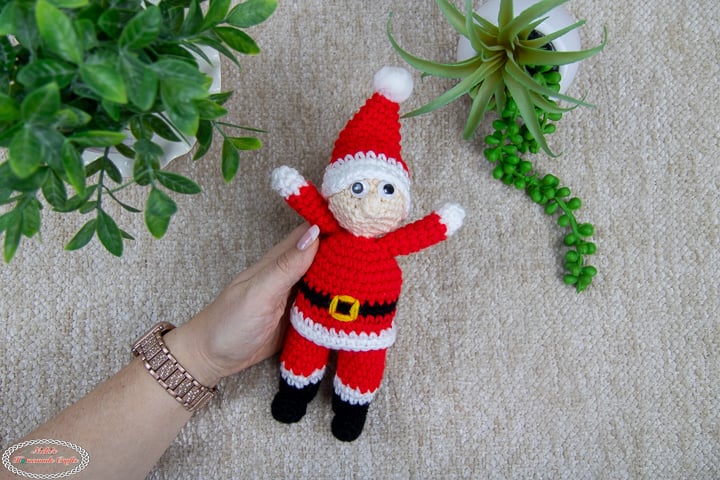 Santa Amigurumi Advent Calendar Crochet Pattern