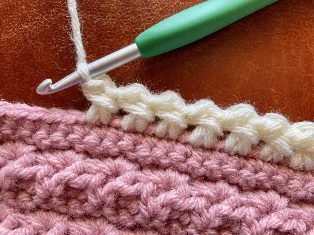 Quick & Easy One Row Crochet Border