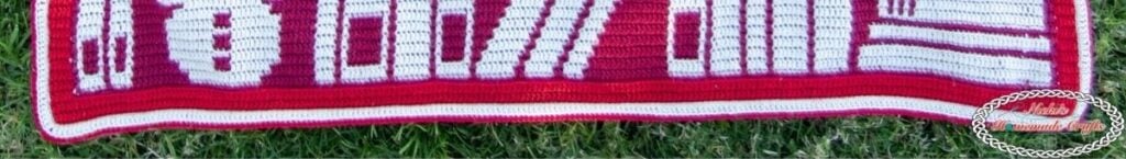 Christmas Bookshelf Blanket Mosaic Crochet Pattern - Part 1 - Christmas Bookshelf Blanket Mosaic Crochet Pattern Picture - Part 1