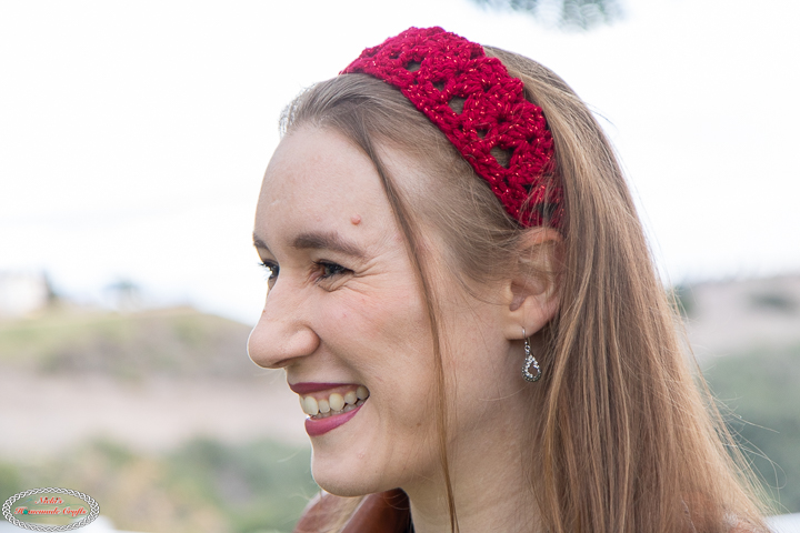 Crochet Block and Off Set Shell Stitch Headband Pattern-48