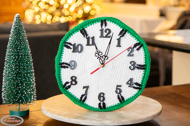 Crochet Chain Cable Stitch Clock Pattern new-4