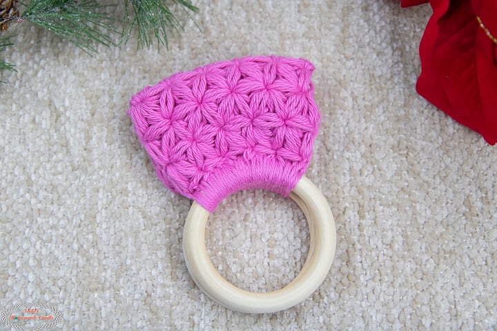 Crochet Jasmin Stitch Towel Holder Pattern-7