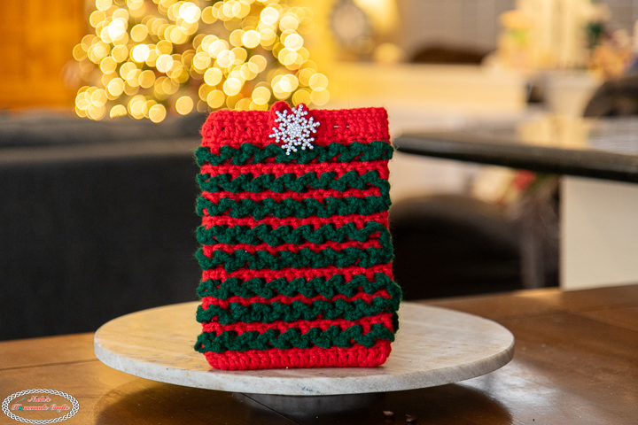 Crochet Tinsel Stitch Kindle Cover Pattern new-4