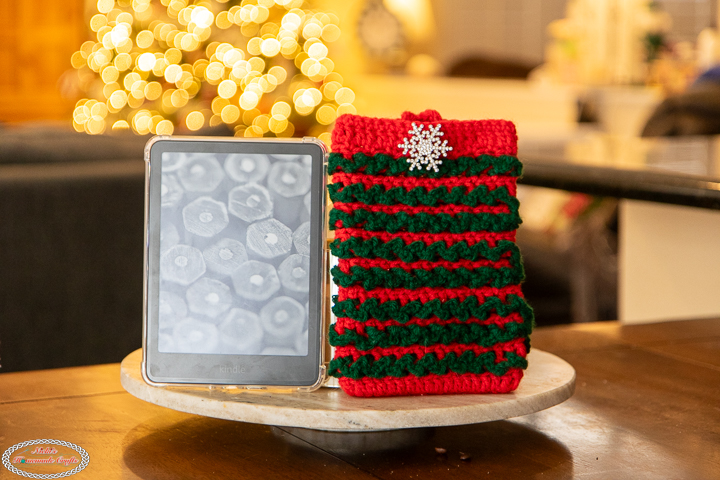 Crochet Tinsel Stitch Kindle Cover Pattern new-7