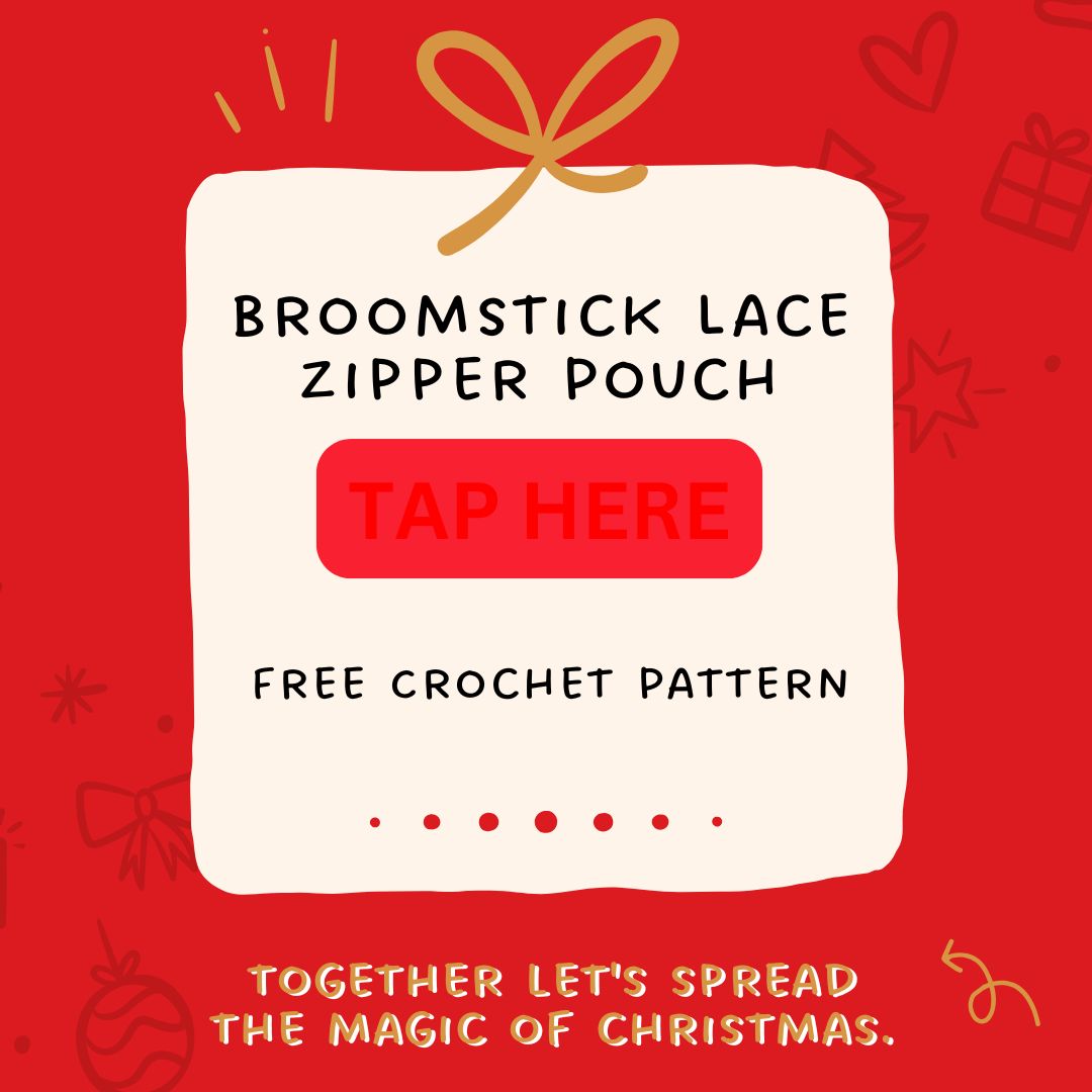 Day 12 - Broomstick Lace Zipper Pouch