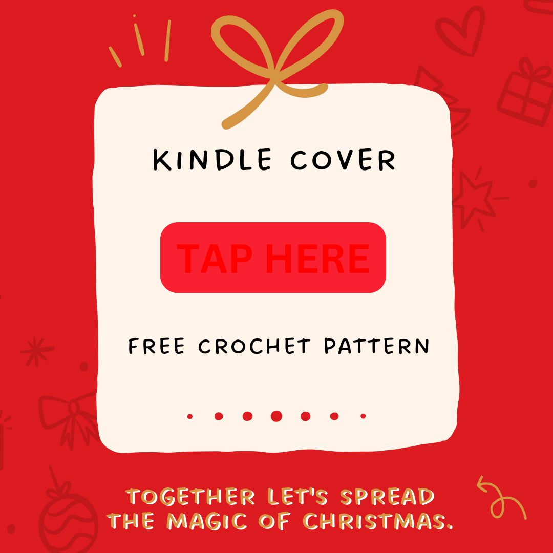 Tinsel Stitch Crochet Kindle Cover