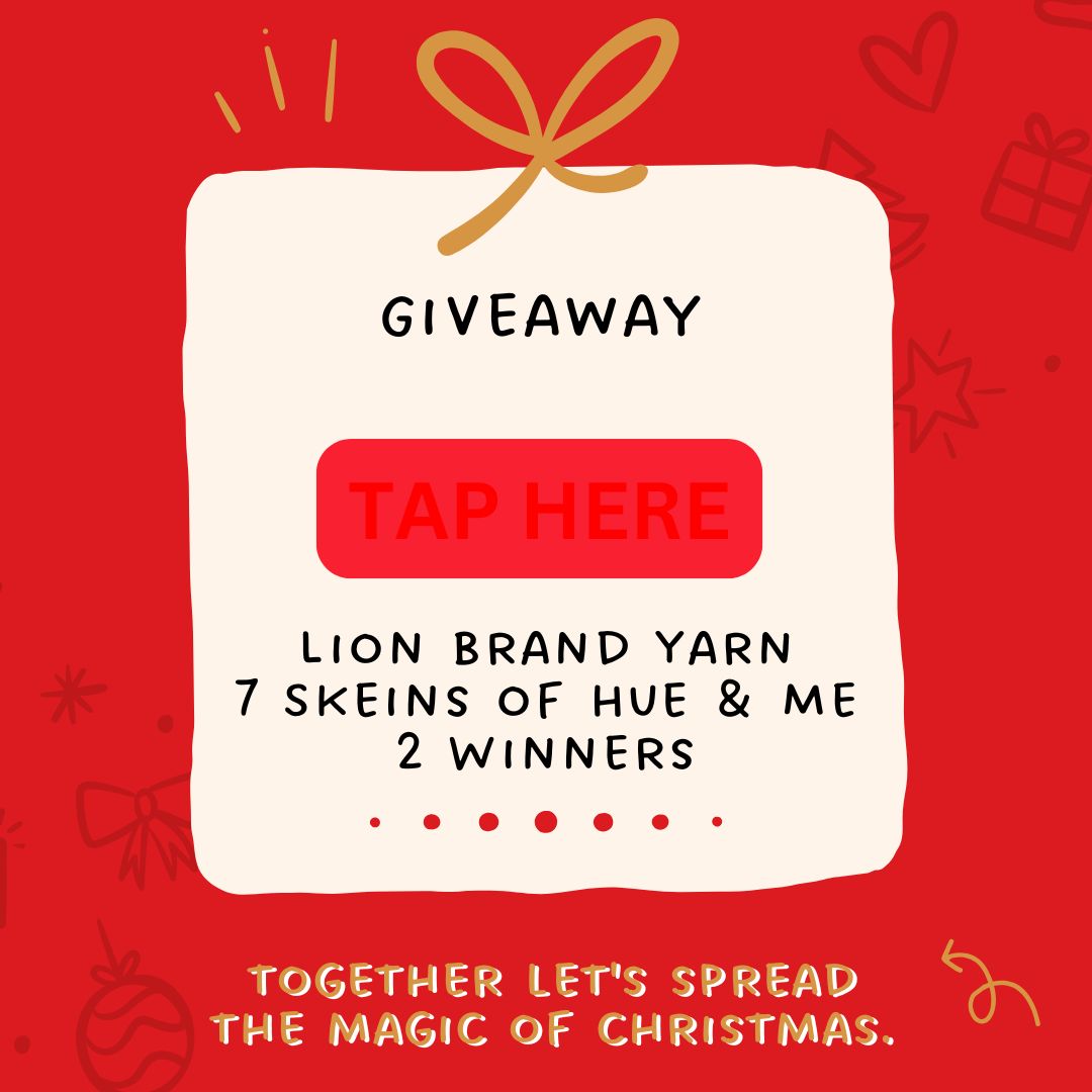 Lion Brand Yarn 7 Skeins of Hue & Me 2 Winners