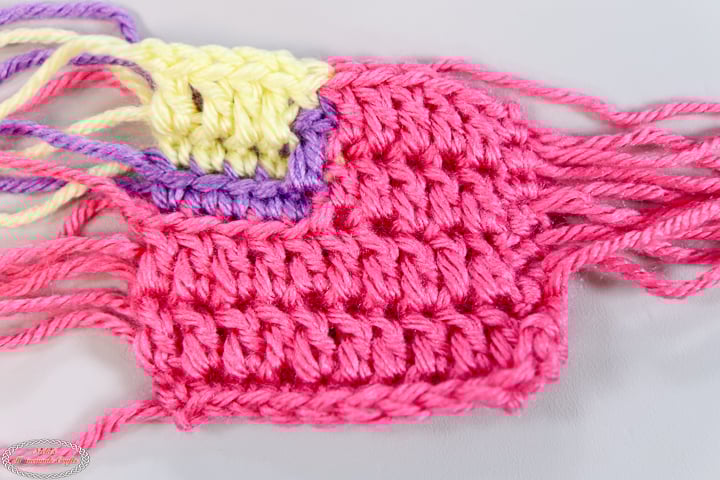 Regular Overlay Mosaic Crochet Color Changes Tutorial