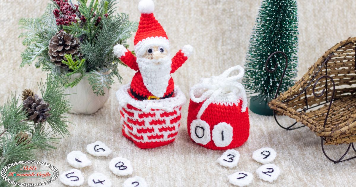 FREE Santa Amigurumi Advent Calendar Crochet Pattern (Santa in
