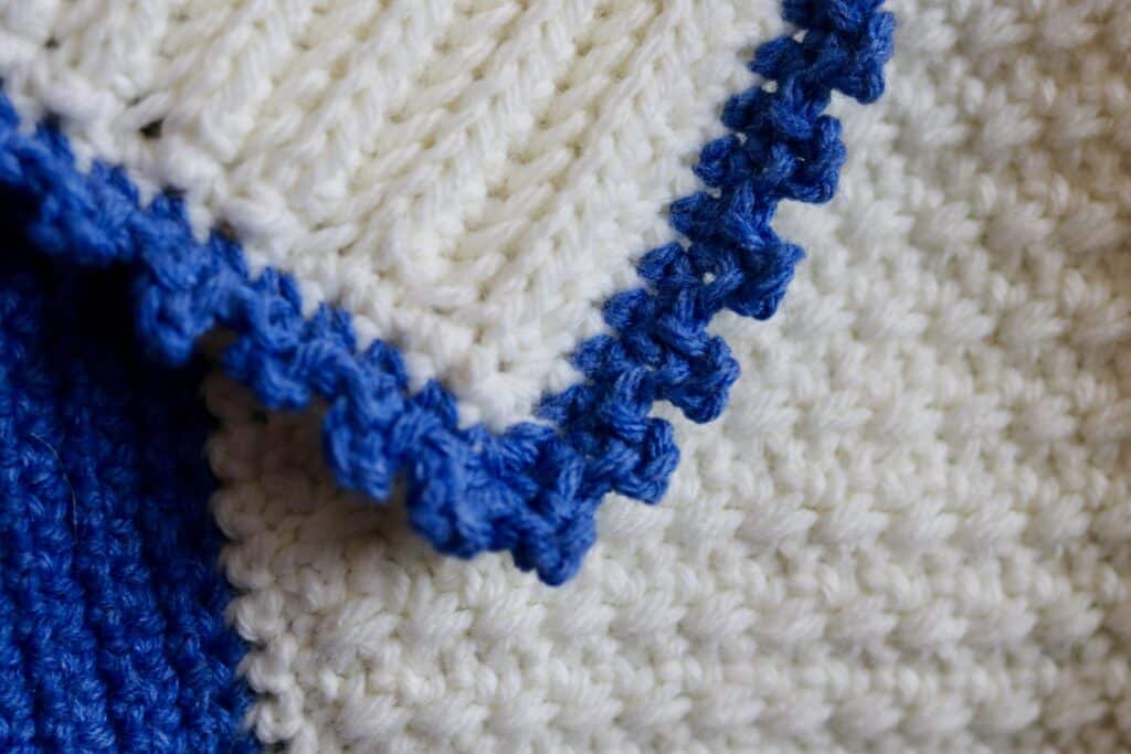 Picot Stitch Blanket Edging Crochet Pattern