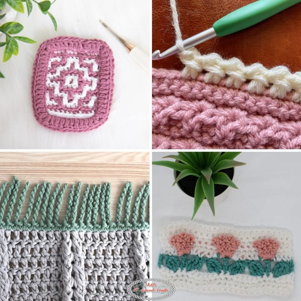 40 Free and Easy Crochet Blanket Borders
