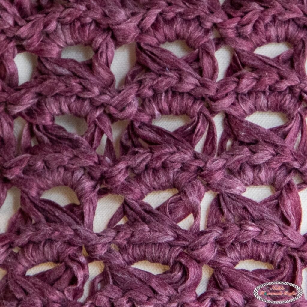 cover - Crochet Broomstick Lace Stitch