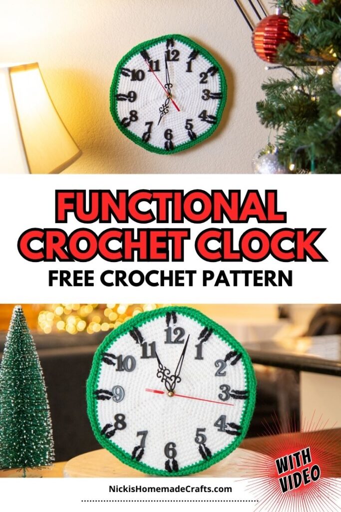 crochet wall decor - standard pin