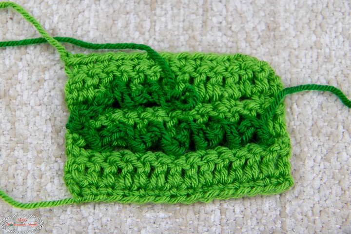 Free crochet tinsel stitch tutorial