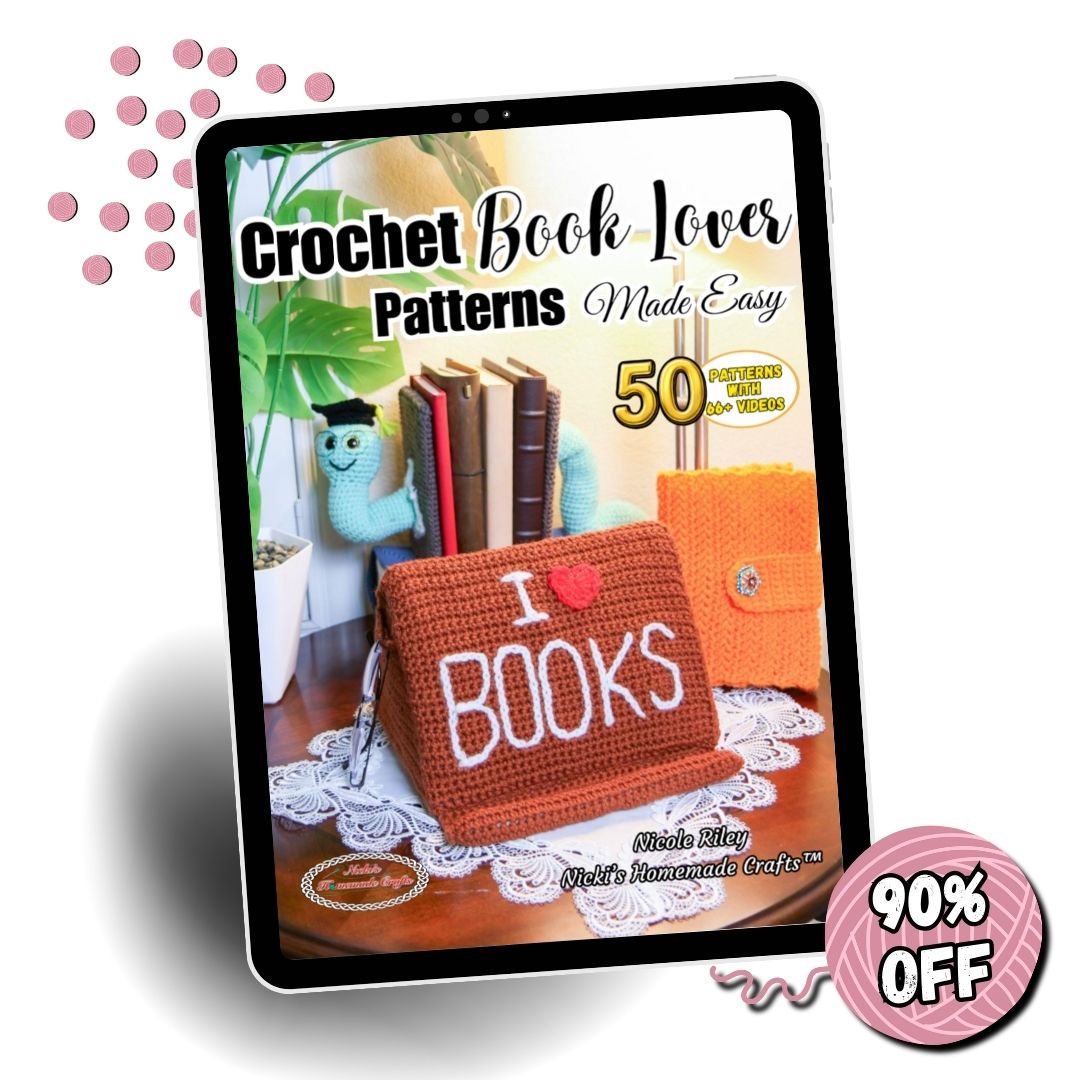 Crochet Book Lover Patterns Ebook Cover