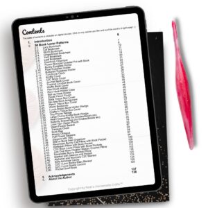 Crochet Book Lover Patterns Ebook Table of Contents