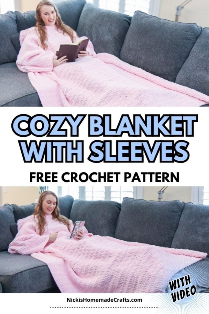 Crochet Wearable Blanket - Standard Pin