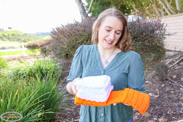 Crochet Book Scarf with Pockets Pattern-63