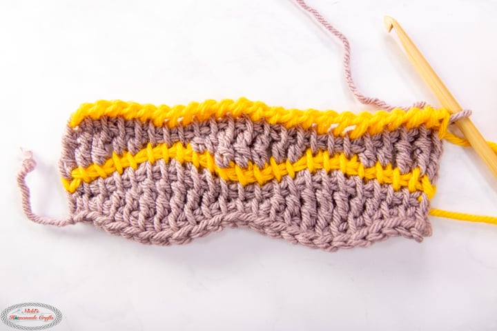 Tunisian Crochet Wave Stitch Tutorial-6